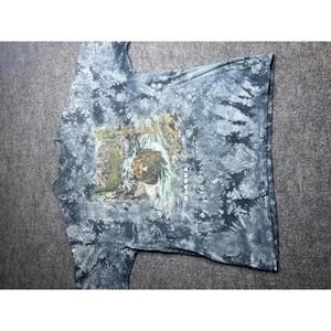 Vintage Alaska Bear Graphic Tie-Dye T-Shirt